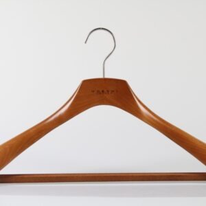 Wooden Hanger for Suit with Square bar