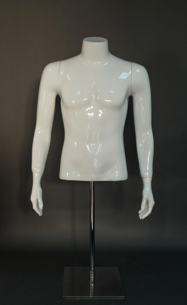 half-body male mannequin