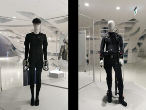 Mannequins at the museum of the future